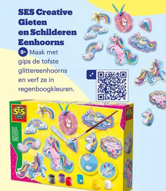 Aanbieding: Gieten en Schilderen Eenhoorns