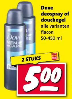 Aanbieding: Dove deospray of douchegel