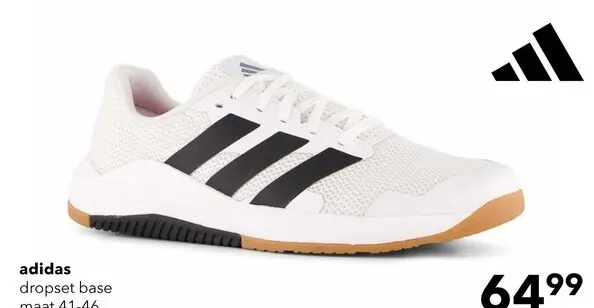 Aanbieding: Adidas Dropset Base Trainer fitnessschoenen wit