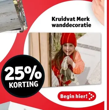 Aanbieding: Kruidvat Merk wanddecoratie