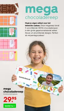 Aanbieding: mega chocoladereep