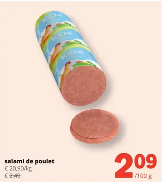 Offre: salami de poulet