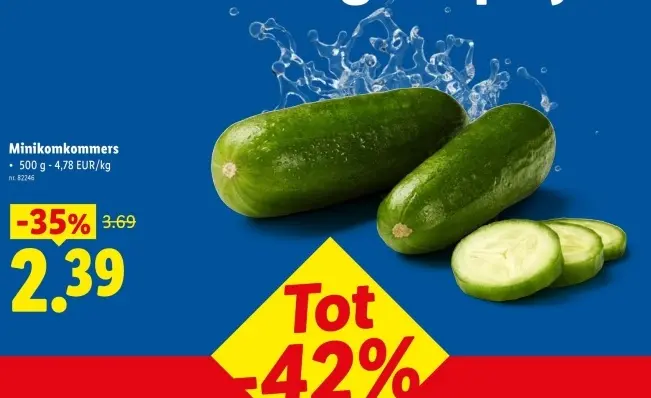 Promotie: Minikomkommers