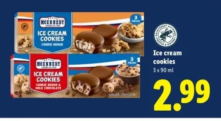 Aanbieding: Ice cream cookies