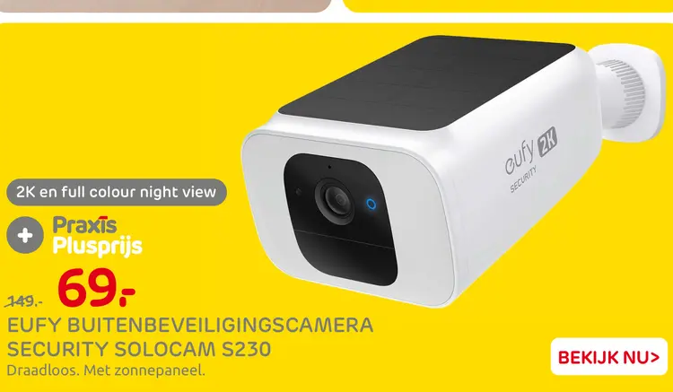Aanbieding: Eufy buitenbeveiligingscamera security soloca