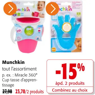Offre: Tout l'assortiment tasses d'apprentissage