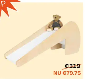 Aanbieding: Houten glijbaan