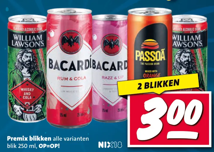 Aanbieding: Premix blikken