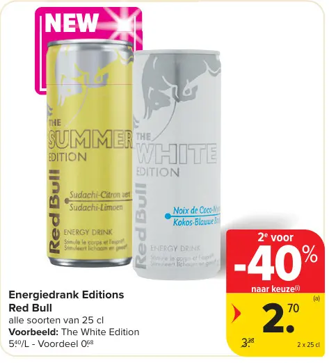 Promotie: Energiedrank Editions