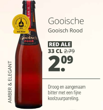 Aanbieding: Gooische Gooisch Rood RED ALE 33 CL