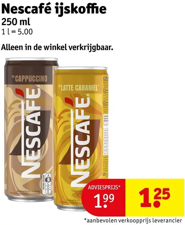 Promotie: IJskoffie