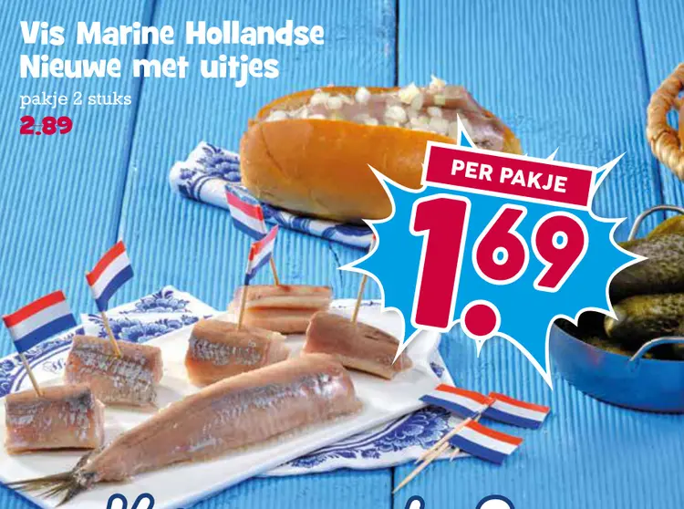 Aanbieding: Vis Marine Hollandse Nieuwe met uitjes