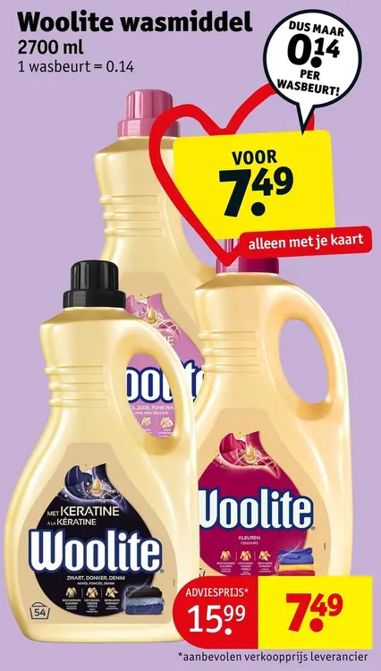Promotie: Wasmiddel