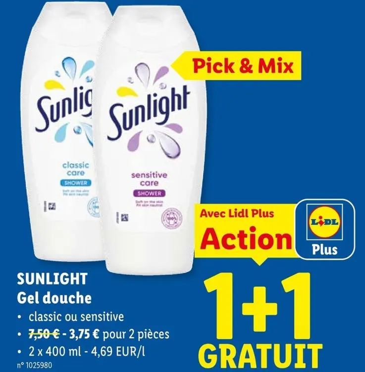 Offre: Gel douche