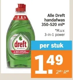 Aanbieding: handafwas