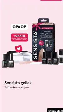 Aanbieding: Sensista gellak