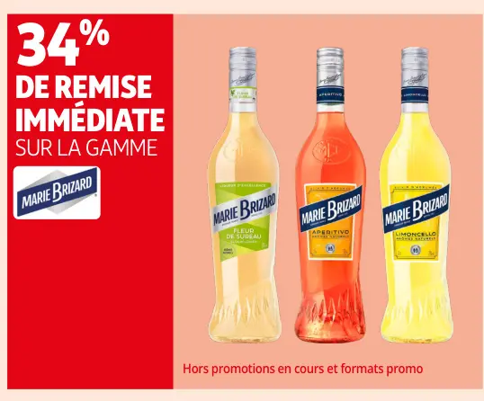 Offre: Marie Brizard Liqueurs (Fleur de Sureau, Aper