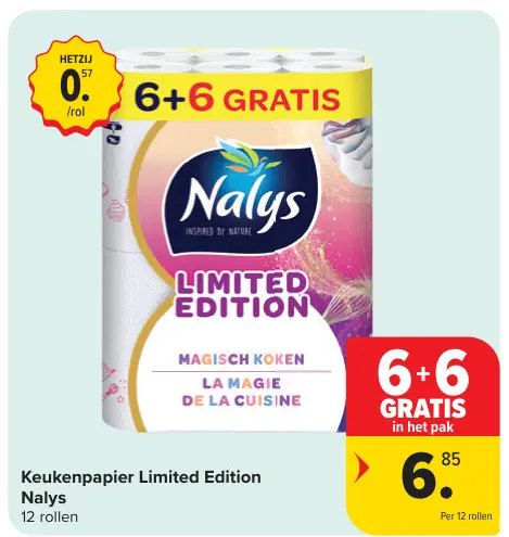 Promotie: Keukenpapier Limited Edition