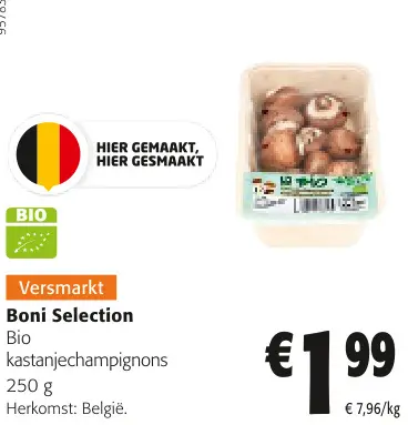 Promotie: Kastanjechampignons