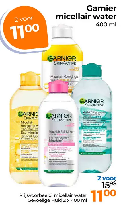 Aanbieding: micellair water