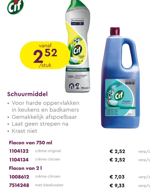 Aanbieding: Schuurmiddel