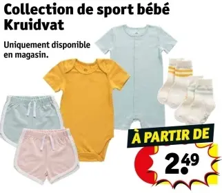 Offre: Collection de sport bébé