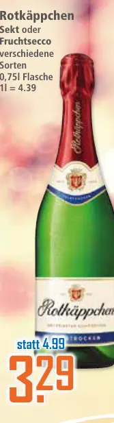 Aanbieding: Rotkäppchen Sekt oder Fruchtsecco / GRACIOSO