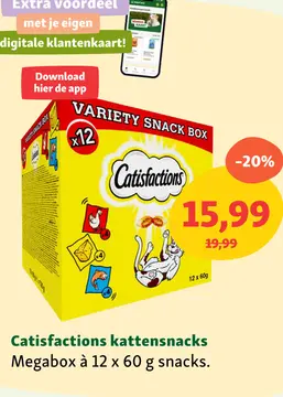 Aanbieding: Catisfactions kattensnacks