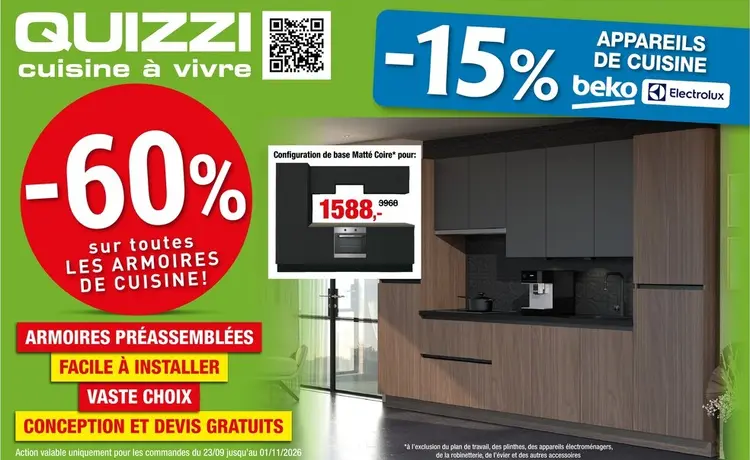 Offre: Quizzi Armoires de cuisine