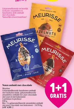 Aanbieding: Noten omhuld met chocolade