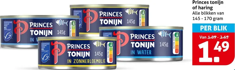 Aanbieding: Tonijn of haring
