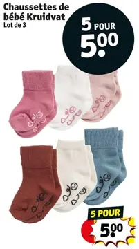 Offre: Chaussettes de bébé
