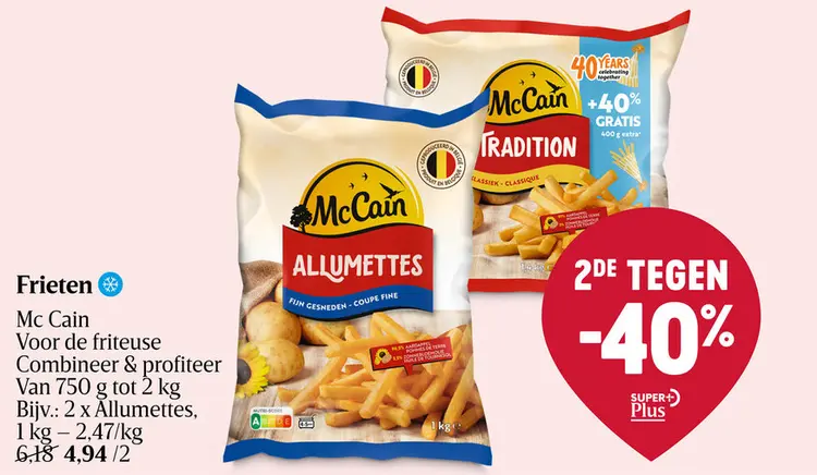 Aanbieding: Friteuse|frieten|Allumettes