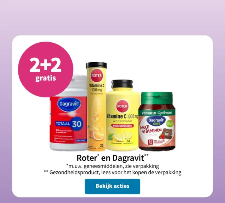Aanbieding: Roter en Dagravit