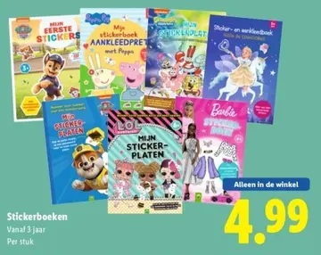 Aanbieding: Stickerboeken