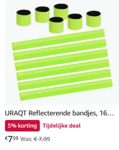 Promotie: Reflecterende bandjes