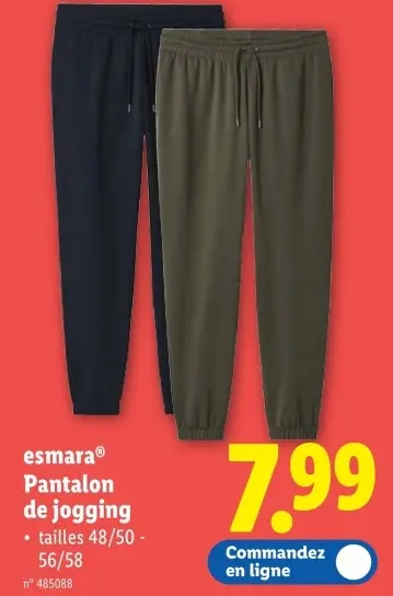 Offre: Pantalon de jogging