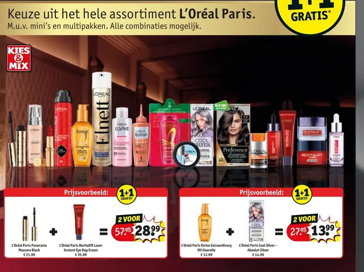 Aanbieding: L'Oréal Paris Panorama Mascara Black + L'Oréa