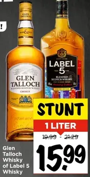Aanbieding: Glen Talloch Whisky of Label 5 Whisky