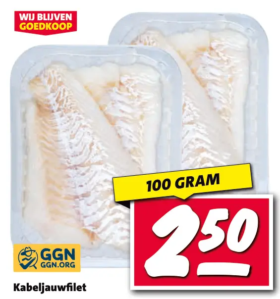 Aanbieding: Kabeljauwfilet
