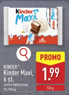 Promotie: Kinder Maxi