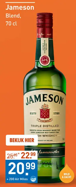 Aanbieding: Jameson 70CL