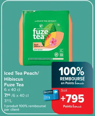 Offre: Iced Tea Peach/ Hibiscus