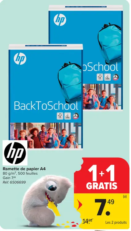 Offre: Ramette de papier A4