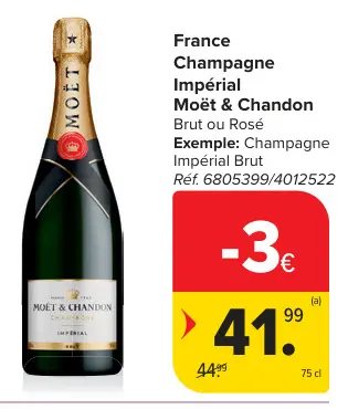 Offre: Champagne Impérial Brut ou Rosé