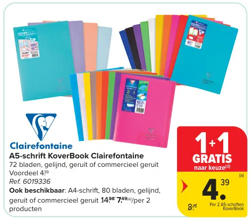 Promotie: A5-schrift KoverBook