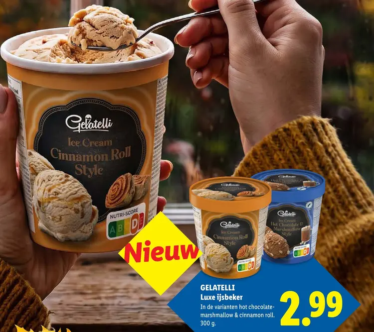 Aanbieding: Gelatelli Luxe ijsbeker