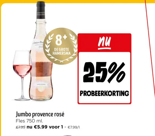 Promotie: Jumbo provence rosé