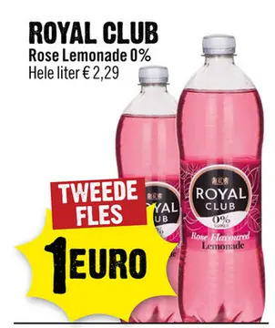 Aanbieding: ROYAL CLUB Rose Lemonade