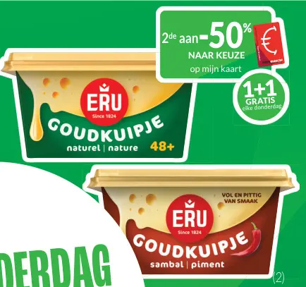 Promotie: Goudkuipje naturel 48+